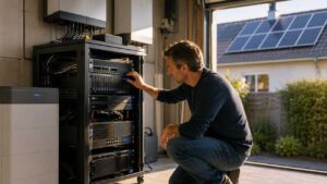 Solar-powered home server